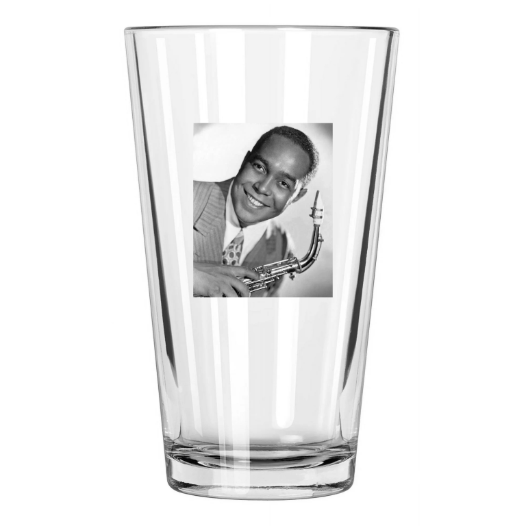 Jazz Musician Charlie Parker Photo Saxophonist 3 Pint Beer Drinking Glass