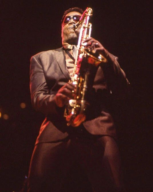 Jazz Musician Clarence Clemons Glossy Photo Saxophonist Glossy Print Poster