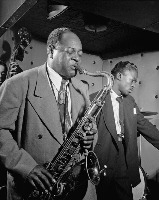 Jazz Musician Coleman Hawkins Glossy Magnet Saxophonist Glossy Magnet
