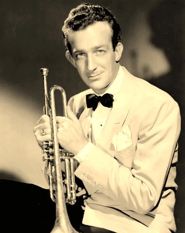 Jazz Musician Harry James With His Trumpet Classic Retro Picture Photo