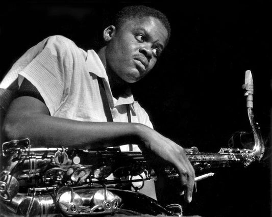 Jazz Musician Stanley Turrentine Glossy Keychain Saxophonist Keychain 1960