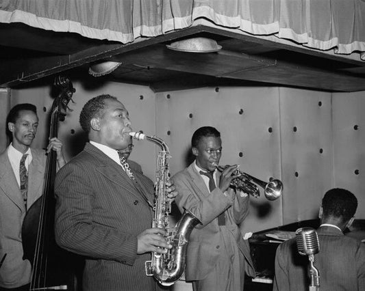 Jazz Musicians Charlie Parker And Mile Davis Magnet Saxophonist Magnet
