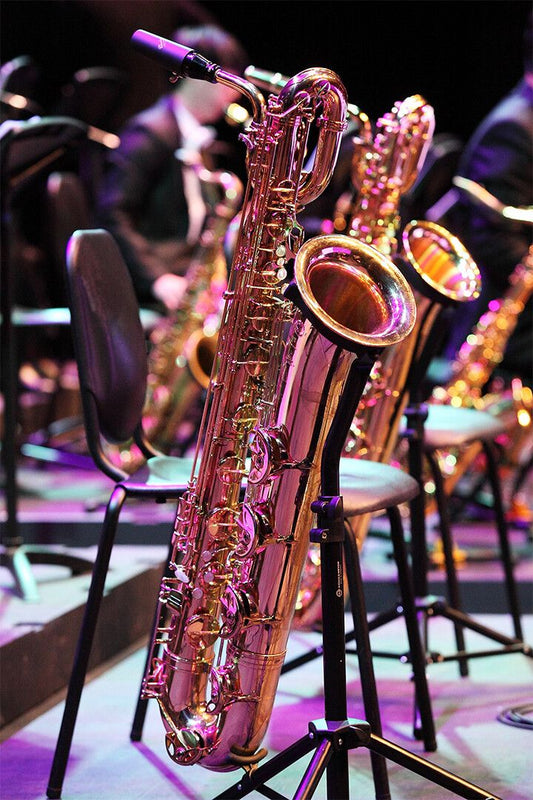 Jazz Performers Playing Their Instruments Wall Art Home Decor Poster