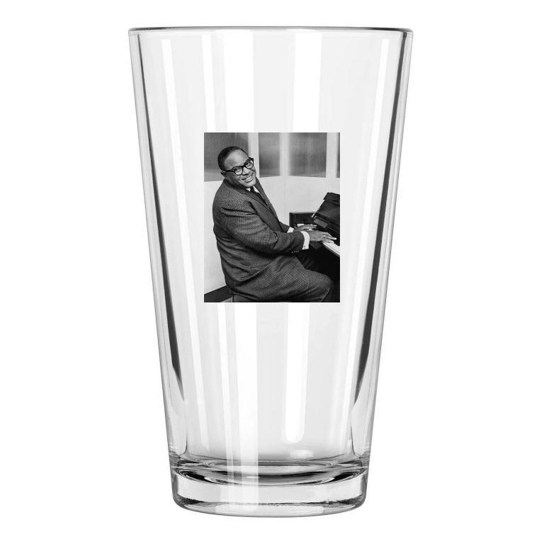 Jazz Pianist Ivory Joe Hunter Photo Music Legend Pint Beer Drinking Glass