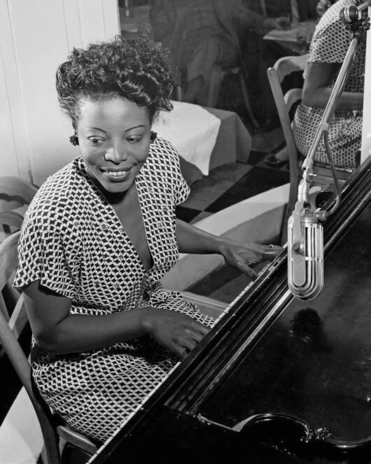 Jazz Pianist Mary Lou Williams Glossy Keychain Print Jazz Gospel Keychain