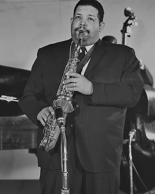 Jazz Saxophonist Julian 'Cannonball' Adderley Glossy Keychain Keychain