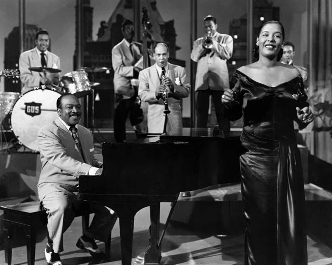 Jazz Singer Billie Holiday Glossy Keychain Print Count Basie Orchestra Keychain