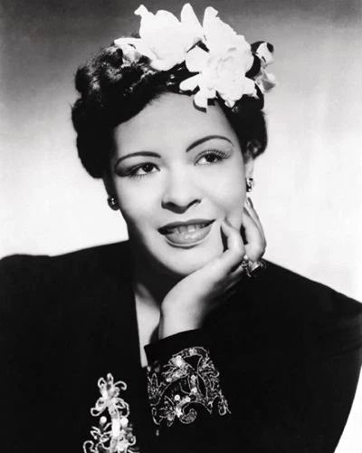 Jazz Singer Billie Holiday Glossy Keychain Print Songwriter Keychain 1