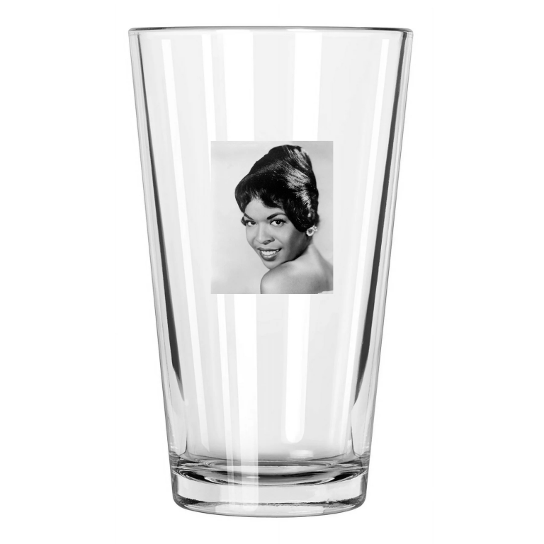 Jazz Singer Della Reese Photo Gospel Music Portrait 2 Pint Beer Drinking Glass