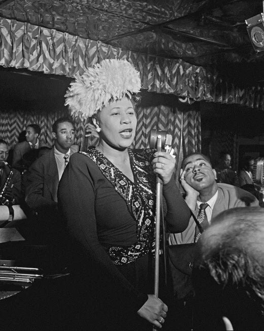 Jazz Singer Ella Fitzgerald Glossy Keychain Lady Ella Print Apollo Theatre