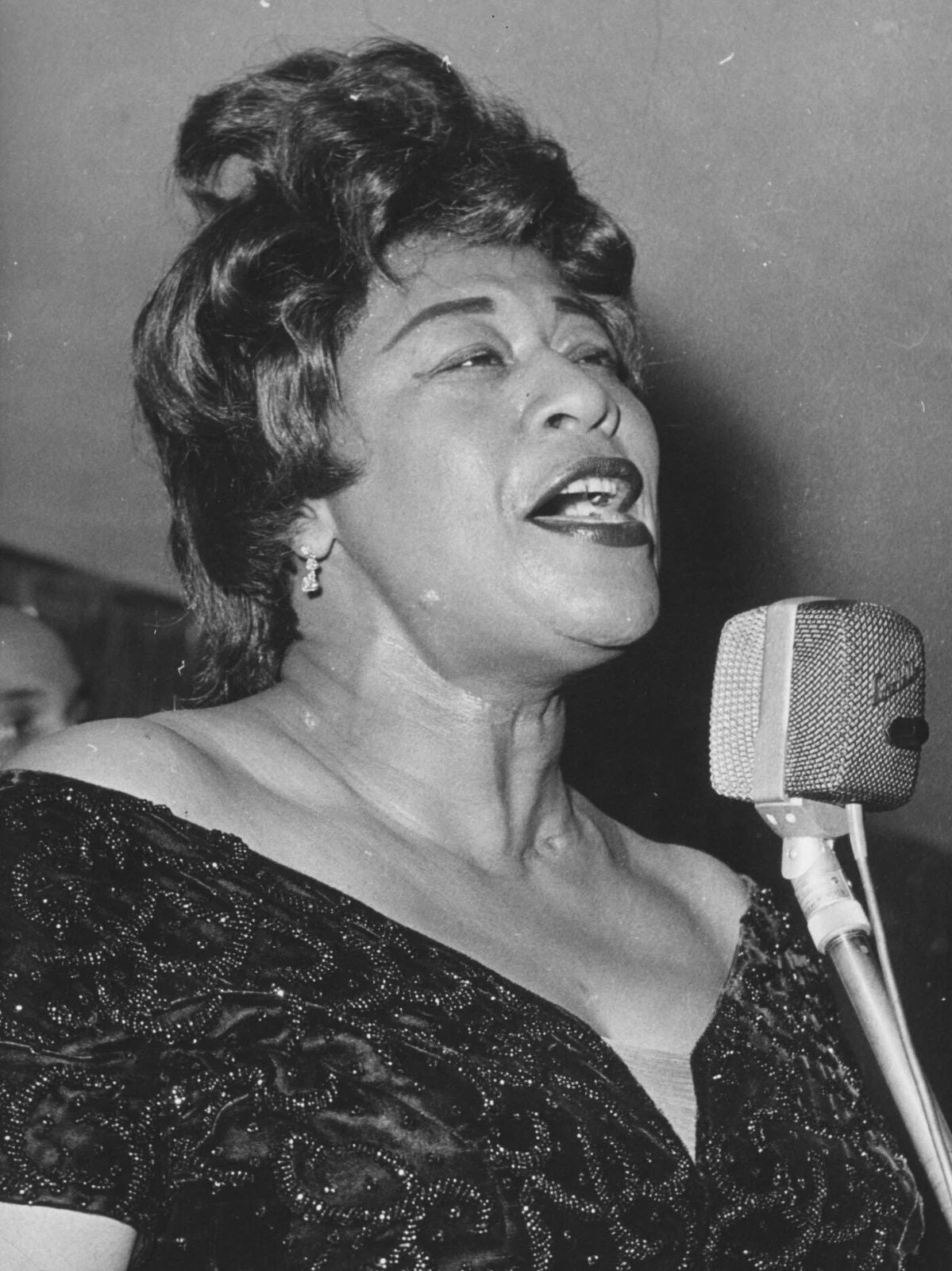 Jazz Singer Ella Fitzgerald Vintage Retro Portrait Photo 300 Piece Jigsaw Puzzle