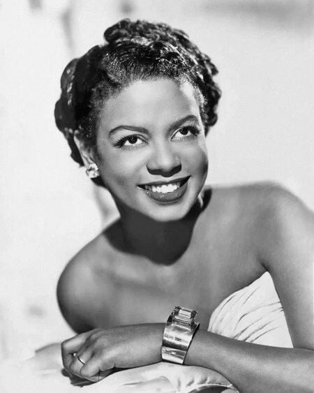 Jazz Singer Hazel Scott Glossy Keychain Celebrity Actress Print Civil Rights 1