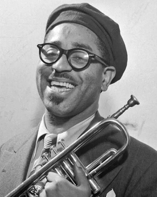 Jazz Trumpet Dizzy Gillespie Glossy Keychain Music Print Entertainment Keychain 2