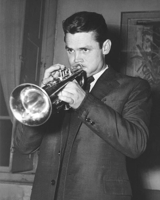 Jazz Trumpeter Chet Baker Glossy Keychain Blues Music Keychain