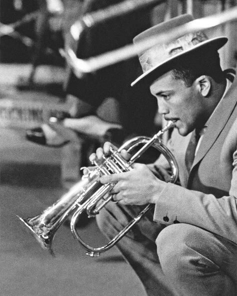 Jazz Trumpeter Quincy Jones Glossy Keychain Orchestra Keychain Music Print