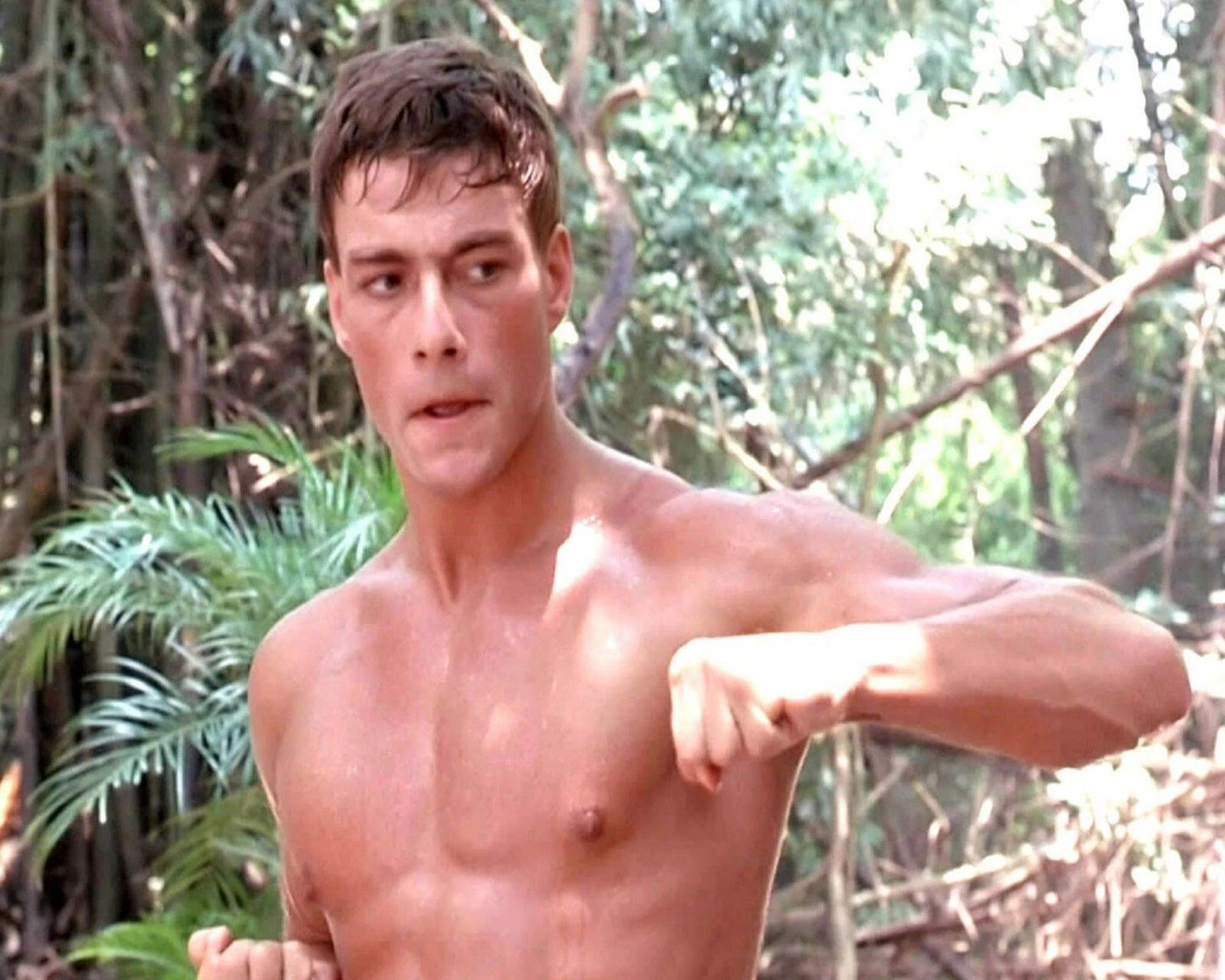 Jean Claude Van Damme Classic Movie Kickboxer Keychain Picture Keychain Print