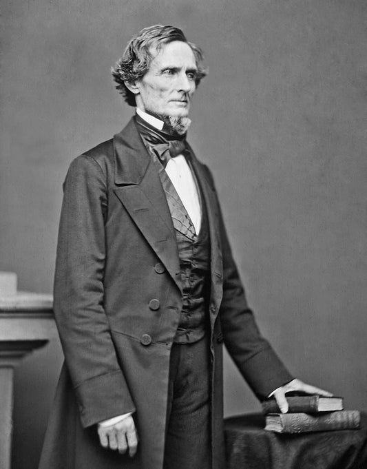 Jefferson Davis President Of Southern States Civil War Old Photo