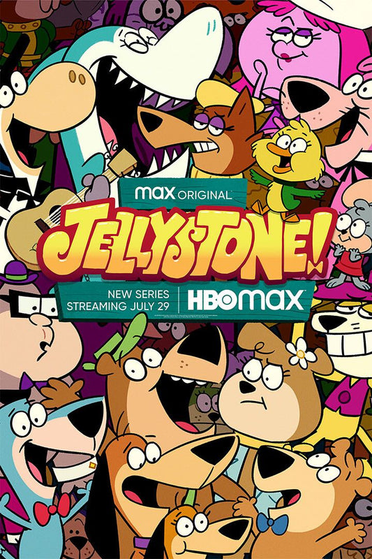 Jellystone Movie Animation Aciton Comedi Print Wall Art Home Poster