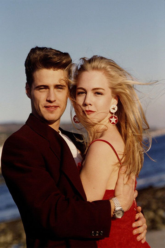 Jennie Garth And Jason Priestley 80S 90S Actors Wall Art Home Poster