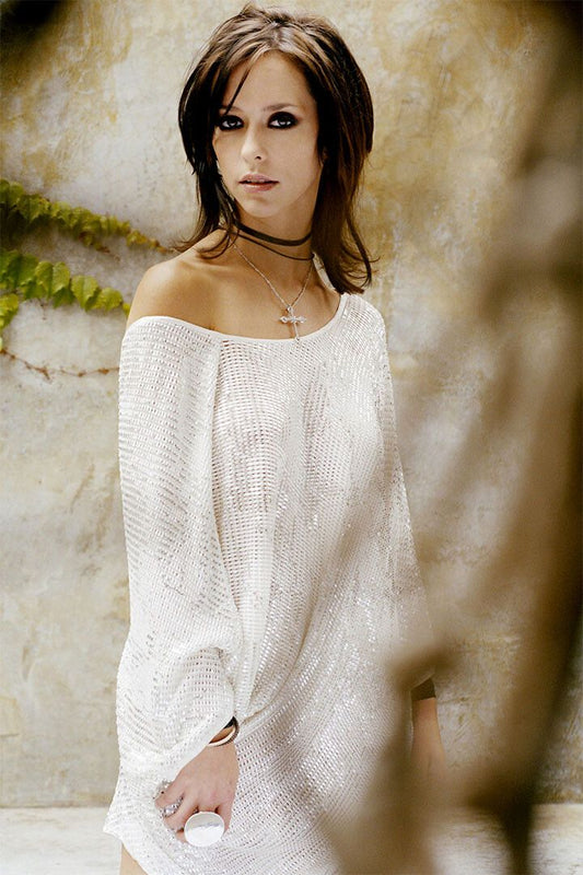 Jennifer Love With White Dress Artist Songwriter Actor Wall Home Poster