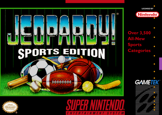 Jeopardy! Sports Edition (Usa) Snes Print Poster