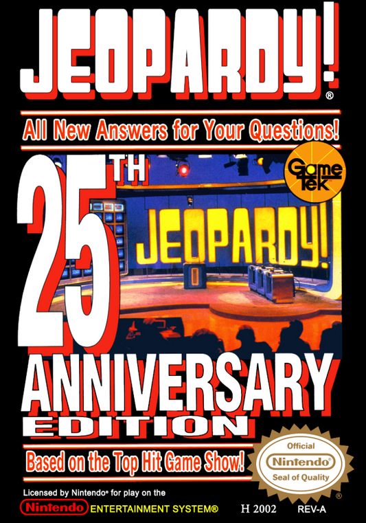 Jeopardy! 25Th Anniversary Edition (Usa) Nes Print Poster