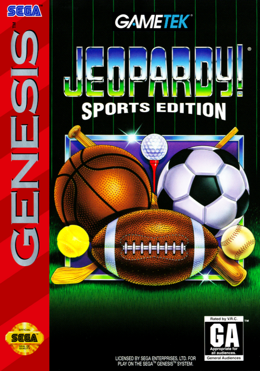 Jeopardy! Sports Edition (Usa) Genesis Print Poster