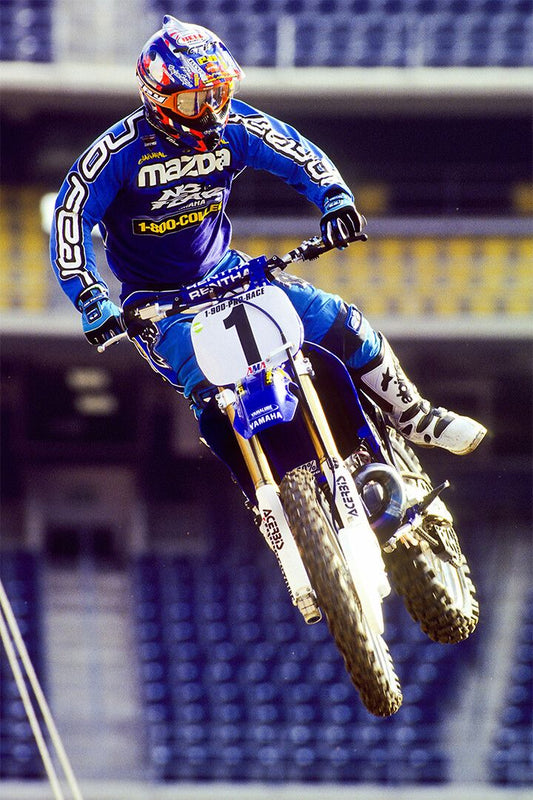 Jeremy Mcgrath Motorcycle Cross Country Star Wall Art Home Decor Poster