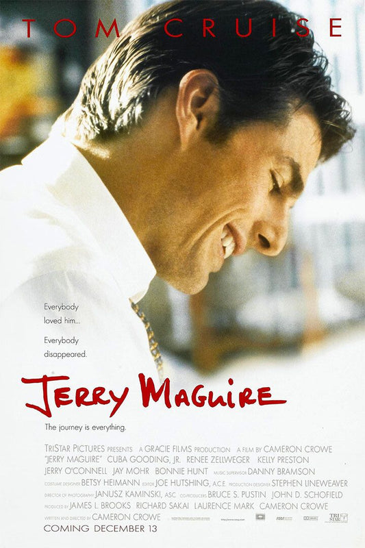Jerry Maguire Comedy Romance Drama Cinema Film Movie Wall Art Poster