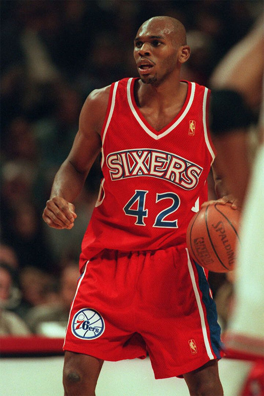Jerry Stackhouse Philadelphia Basketball Wall Art Home Decor Poster