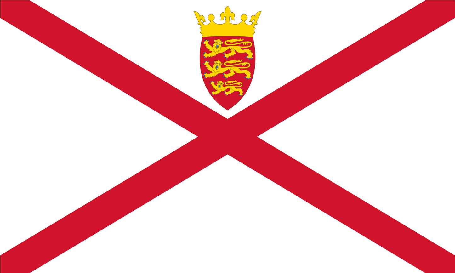 Jersey Flag Print Poster