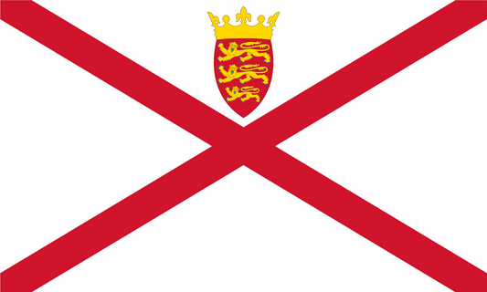 Jersey Flag Print Poster