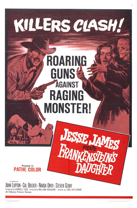 Jesse James Meets Frankensteins Daughter Magnet 01 Movie Magnet