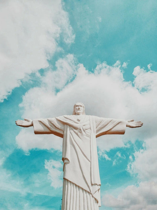 Jesus Christ Statue Poster Picture Photo Klin Slovakia Catholic Christian