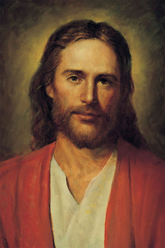 Jesus Christ Vintage Religious Portrait Oil Painting Wall Art Poster