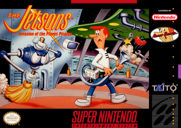 Jetsons Invasion Of The Planet Pirates (Usa) Snes Print Poster