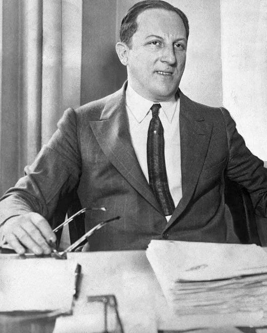 Jewish Mobster Gangster Arnold Rothstein Glossy Keychain Print Criminal Keychain