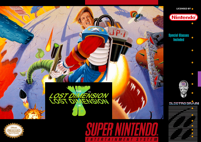 Jim Power The Lost Dimension In 3 D (Usa) Snes Print Poster