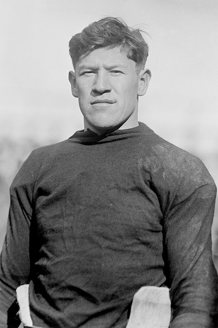 Jim Thorpe Professional American Athlete Print Magnet