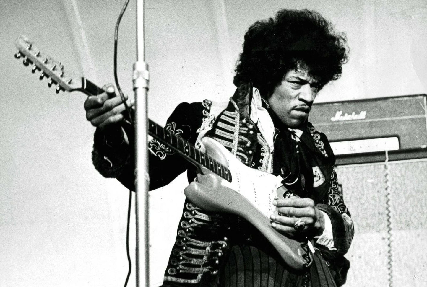 Jimi Hendrix Guitarist Singer Rock Legend Magnet Magnet Reprint