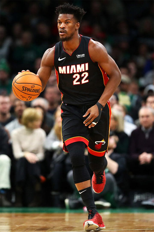 Jimmy Butler Miami Basketball Dribbling Art Home Decor Poster