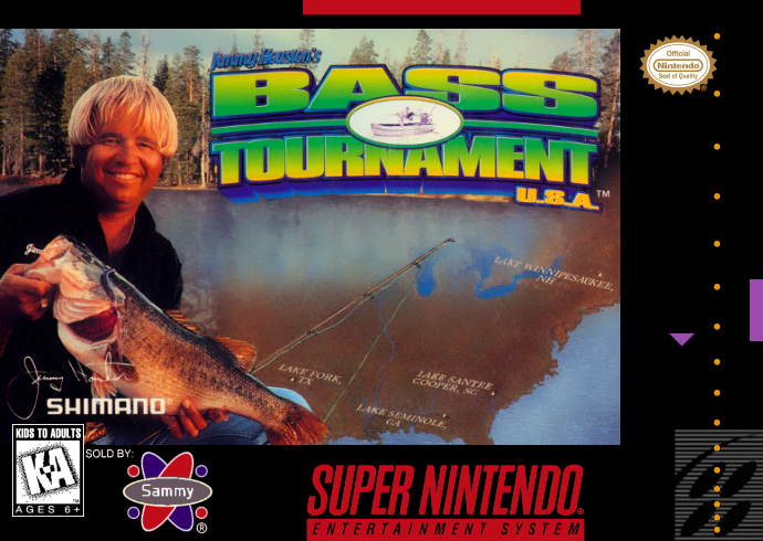 Jimmy Houston S Bass Tournament U.S.A. (Usa) Snes Print Poster