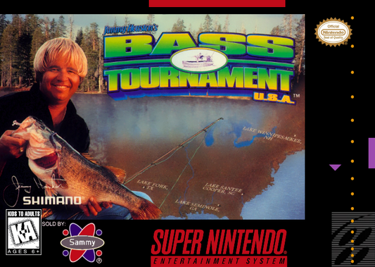 Jimmy Houston S Bass Tournament U.S.A. (Usa) Snes Print Poster