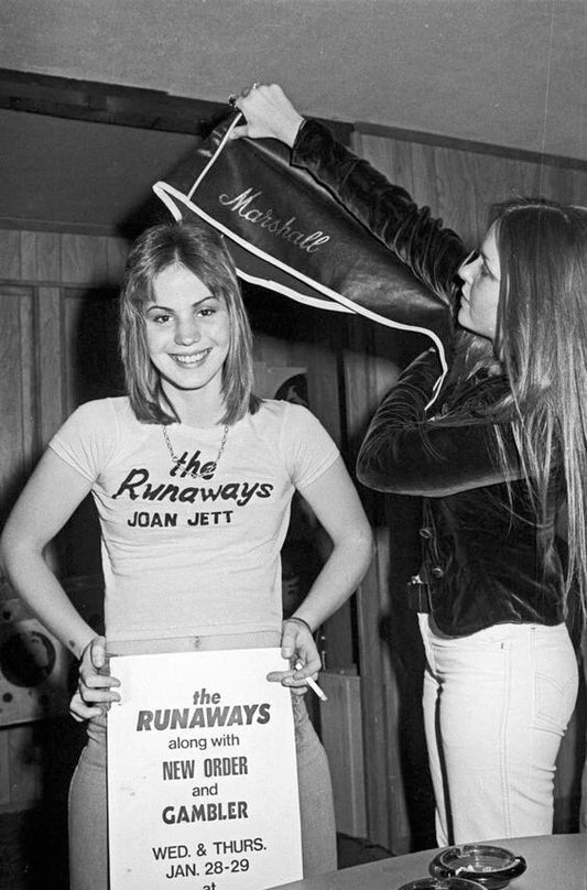 Joan Jett & Lita Ford Of Rock Band The Runaways Keychain Picture Keychain Print