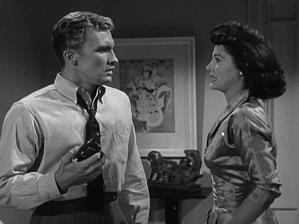Joan Taylor And Roy Thinnes In Peter Gunn Tv Show Picture Photo Print