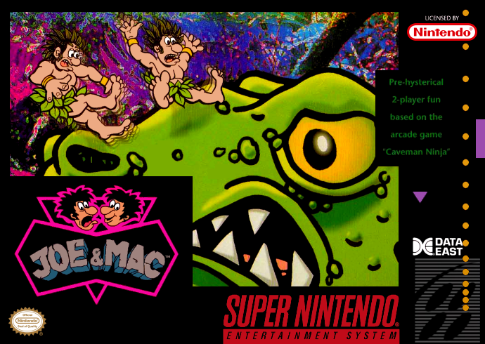 Joe & Mac (Usa) Snes Print Poster