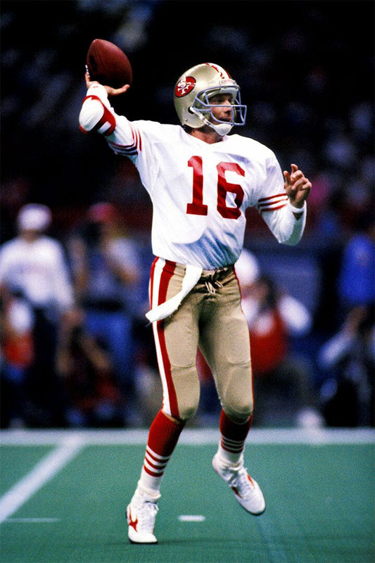 Joe Montana Sports Football Player Painting Wall Art Home Decor Poster