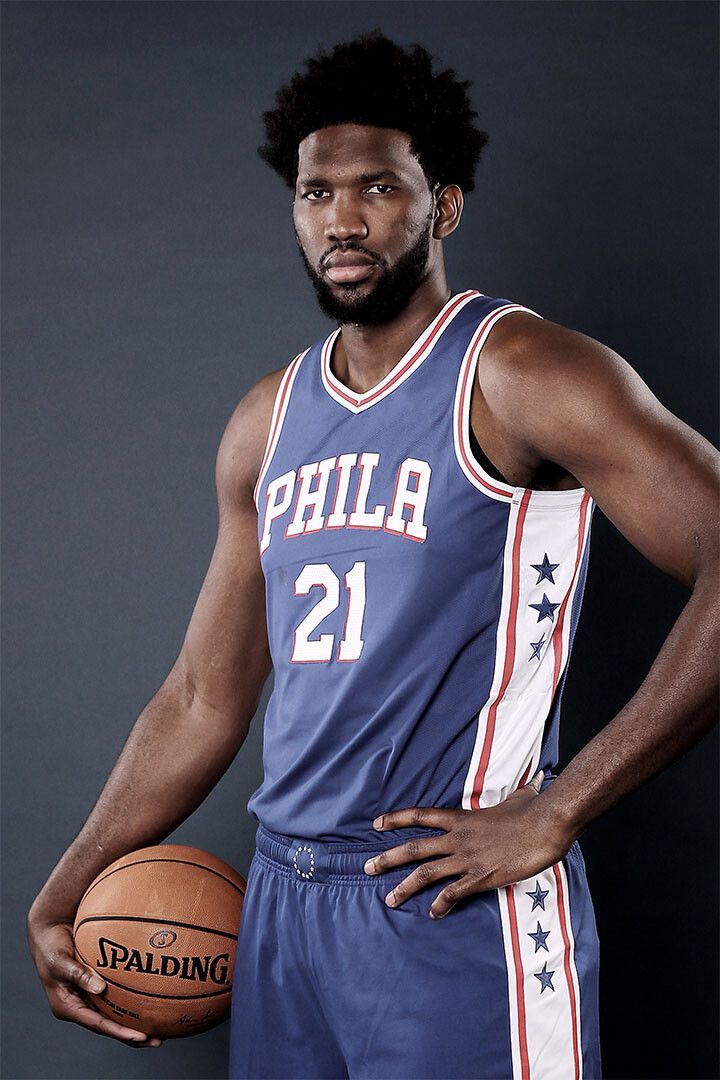 Joel Embiid Philadelphia Team Basketballer Athlete Sports Magnet