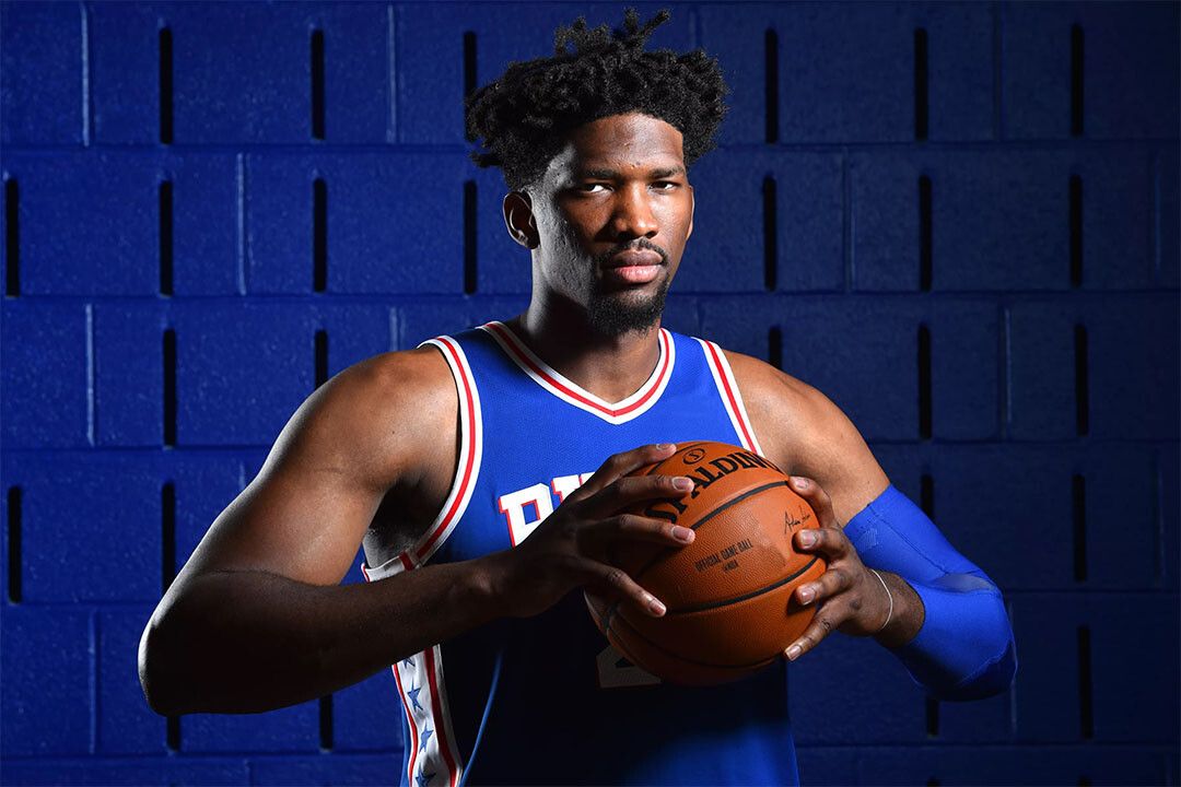 Joel Embiid Philadelphia Team Basketballer Sports Athlete Wall Poster
