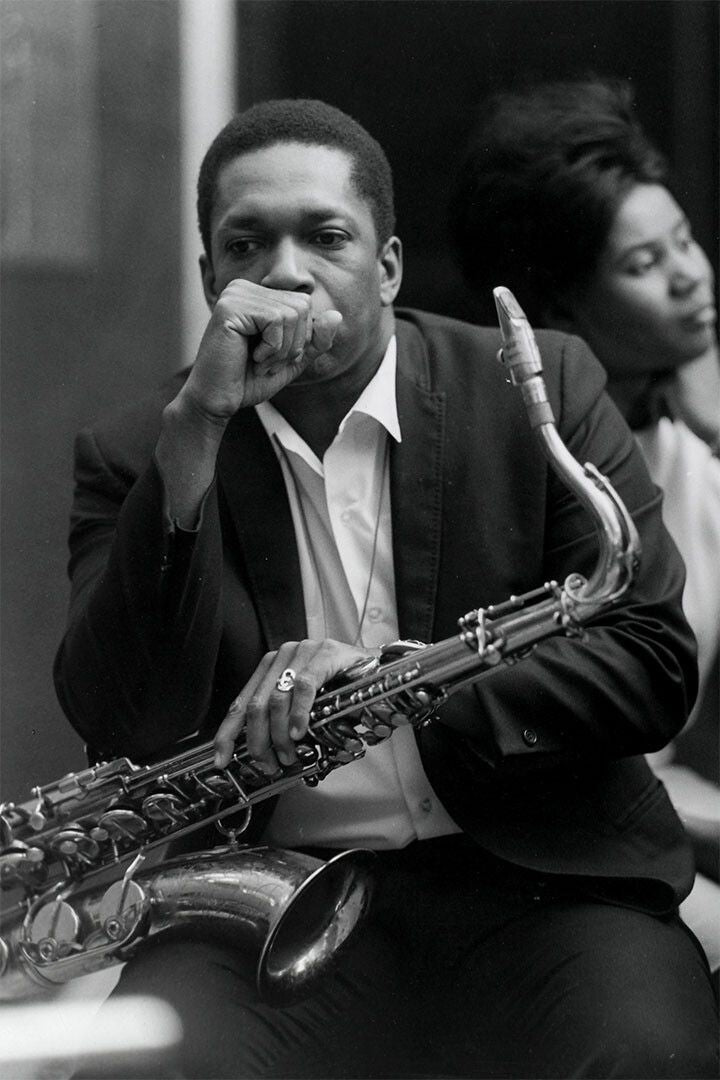 John Coltrane Jazz Musician Music Artist Print Wall Art Home Poster